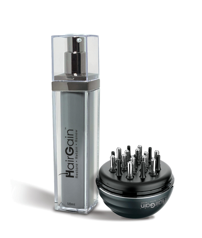 hairgain serum and applicator